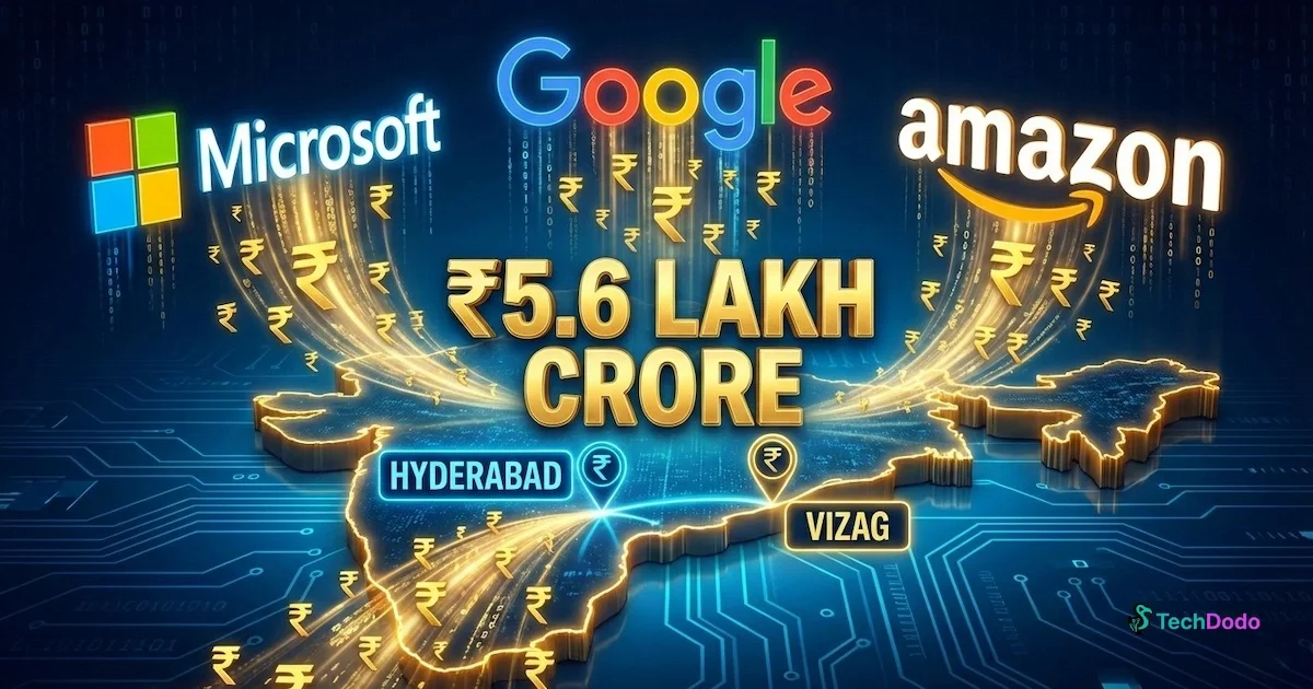 ₹5.6 Lakh Crore AI Flood: What Microsoft, Google & Amazon's India Bet Means for You