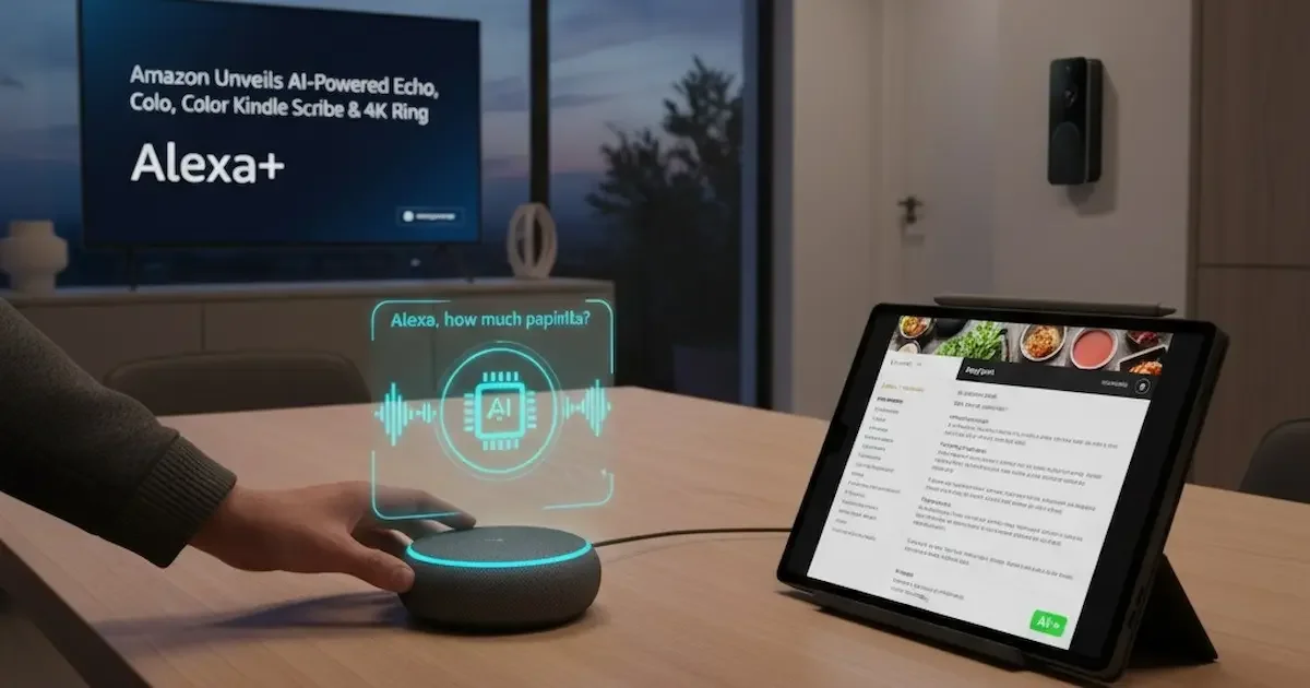 Amazon’s New AI Arsenal: Echo Reborn, Color Kindle Scribe, and 4K Ring—All Running on Alexa+