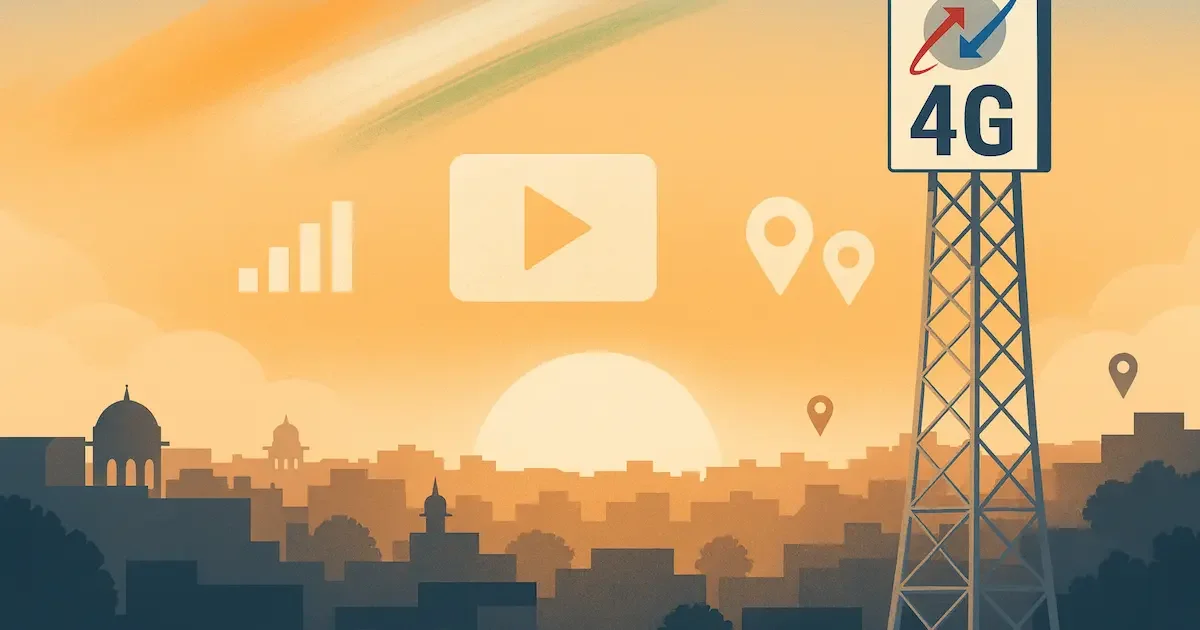 BSNL’s Pan-India 4G Is Live: Unlimited Plans, BiTV OTT, and a Real Shot at Digital Inclusion