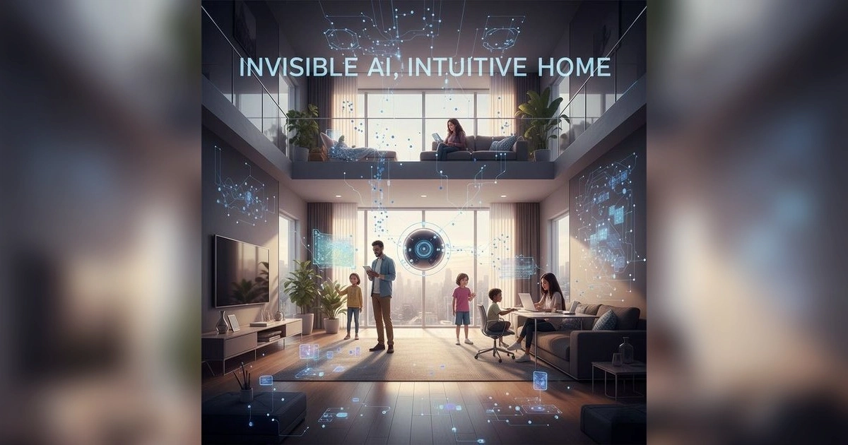 CES 2026 ambient AI smart home concept with invisible technology integration