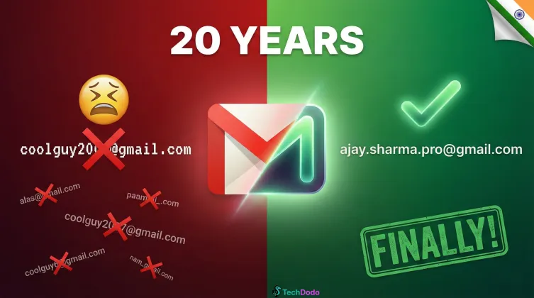 After 20 Years, Google Lets You Ditch That Embarrassing Gmail Address [2025]