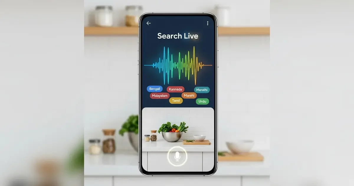 Google’s AI Search in India Gets Smarter: 7 New Languages + “Search Live” with Voice &amp; Camera