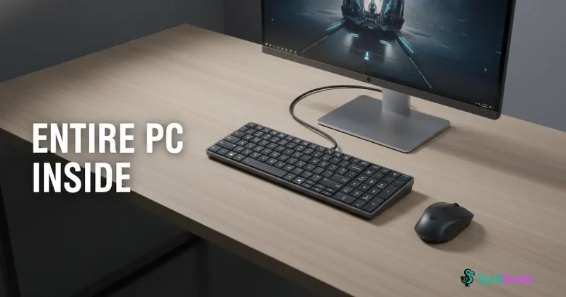 HP Just Put an Entire AI Computer Inside a Keyboard: Meet EliteBoard G1a