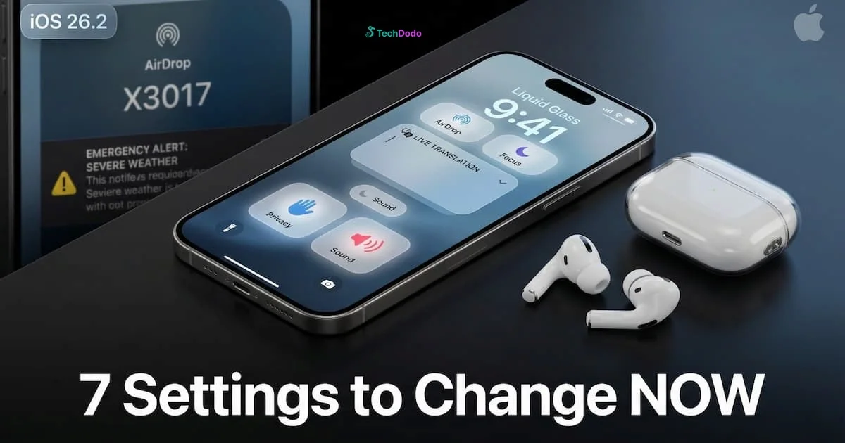 iOS 26.2 Is Here: 7 Settings You Must Change Immediately