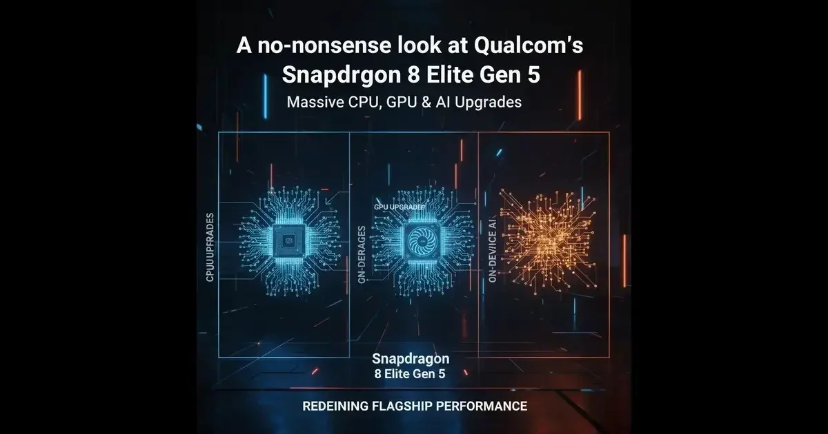 Qualcomm's Snapdragon 8 Elite Gen 5 is Here to Make Your Next Phone Stupidly Fast