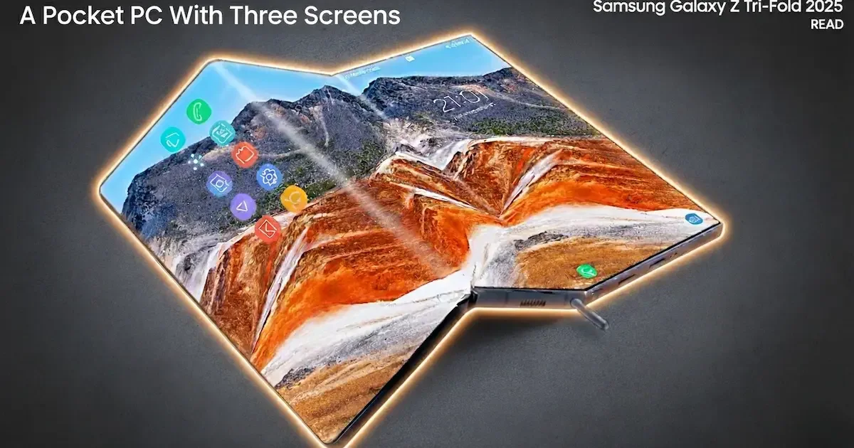 Samsung Galaxy Z Tri-Fold (Rumored): A Pocket PC With Three Screens, Tipped for an October Reveal