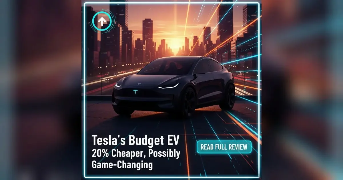 Tesla’s Big Play: Launching a Budget EV That’s 20% Cheaper to Build