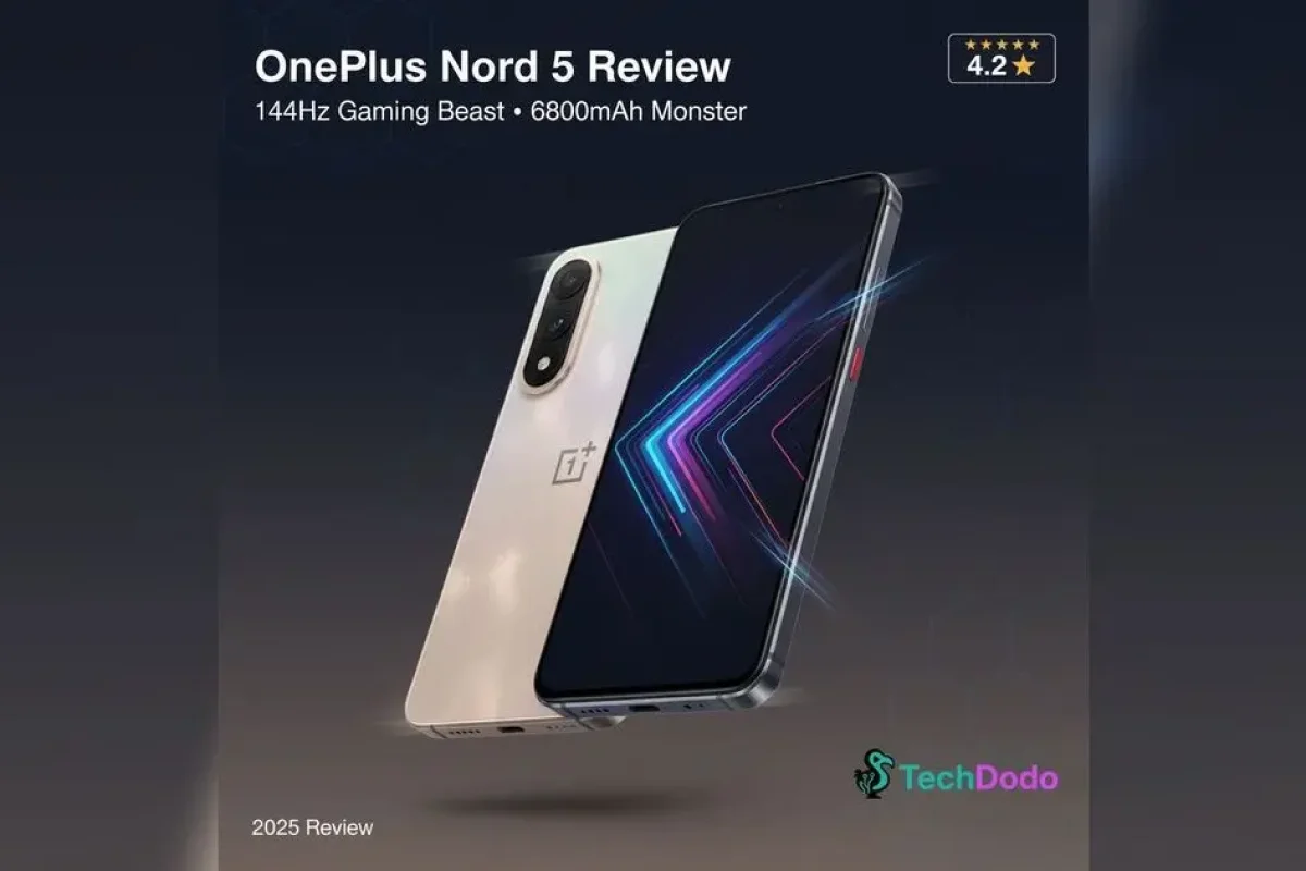 OnePlus Nord 5 specs Snapdragon 8s Gen 3 144FPS gaming dual 50MP camera price India